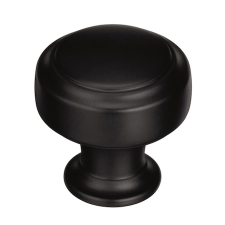 Amerock 1.19 in. Highland Ridge Cabinet Knob - Black Bronze A55312 BBR